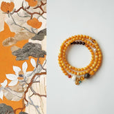 Lu Wei | Natural Amber Beaded Necklace – Warmth & Grace